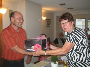 Geschenk bei der MV